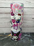 20oz Hello Kitty & Friends Skinny Stainless Steel Tumbler