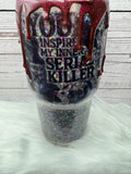 Inner Serial Killer 30oz Glitter Tumbler – Customizable