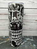 20oz Horror Movie Icons Skinny Stainless Steel Tumbler