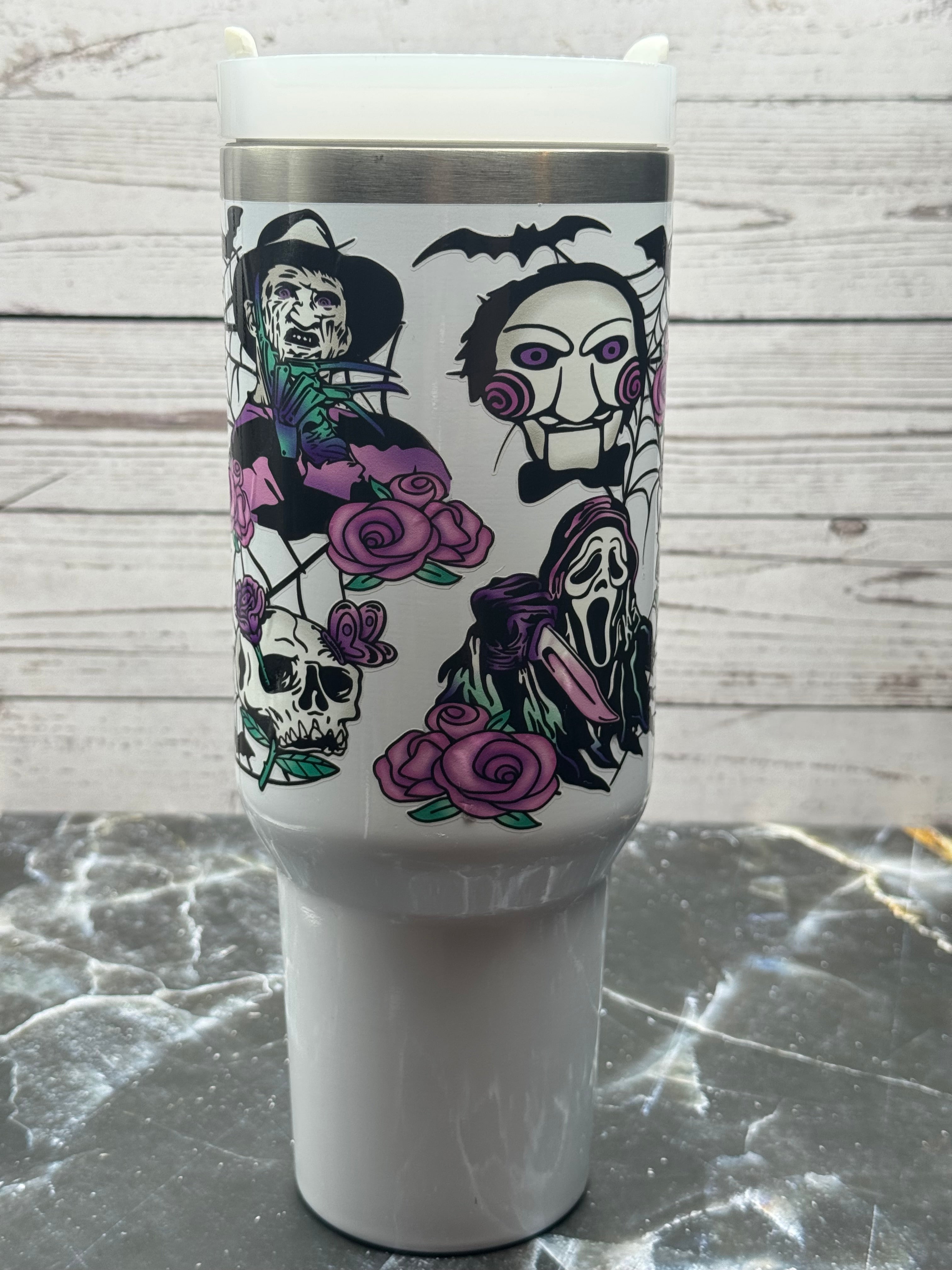 40oz Kings of Horror Stainless Steel Tumbler